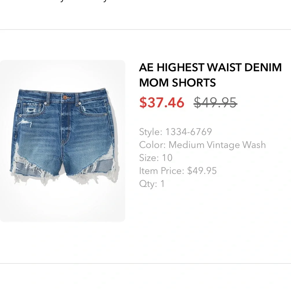 AE HIGHEST RISE MOM SHORTS - Picture 4 of 4